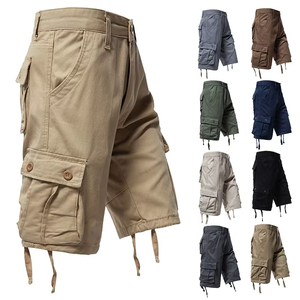Pantalones Cortos de Mezclilla Elásticos de Alta Calidad para Hombre, Fabricante, Logotipo Personalizado, Algodón, Corte Relajado, Pantalones Cortos Cargo de Camuflaje para Hombre - Product Image 1