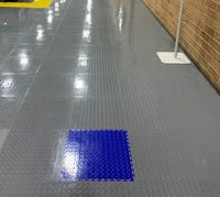 Verzahnte, Rutschfeste PVC-Kunststoff-Garagenbodenfliesen und Gummibodenmatten für Hochleistungs-Lagerhallen und Werkstätten vom Hersteller