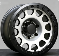 Jantes tout-terrain JUWA en alliage chromé 16-17 pouces, véritables Beadlock, 5x127/6x139.7, jantes forgées pour Jeep Patrol Y61Y60
