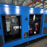 Générateur diesel super silencieux à faible consommation d'énergie, faible bruit, Ricardo 20kw 30kw 40kw 50kw 60kw, groupe électrogène robuste sur châssis