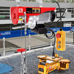 Máy tời điện mini 220V tùy chỉnh nhà máy, di động, tải trọng 200kg, 1000kg, 1500kg, dây cáp thép, điều khiển từ xa dùng cho xây dựng - Product Image 5