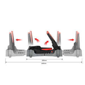 אקדח oem מתלה/לעמוד לניקוי אקדח, הצגת חומר חזק מתקפל חזק - Product Image 3