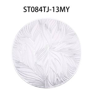Wholesale PVC Artificial Leather Table Mats & Pads <b>Gold</b> Silver <b>Coasters</b> Drain Bowl Decorations for Elegant Table Settings - Product Image 5