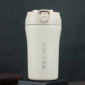 Simple 304 Stainless Steel Coffee <b>Mug</b> Portable Car Thermos Business Office Gift Dual-Drink <b>Mug</b> - Product Image 3