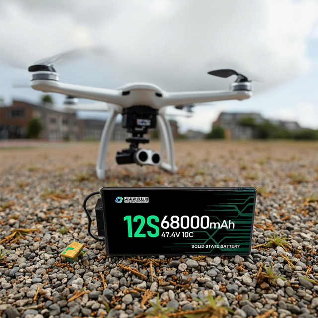 Li-ion Battery 68000mAh/275WH/kg 67000mAh/300WH/kg Li-ion Battery Pack 6S/12S/14S/18S/24S Solid State Drone Battery