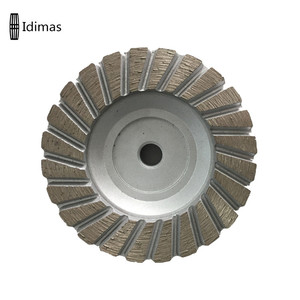 Idimas TurboCW7010 Segmenti Abrasivi Diamantati per Mole a Tazza # 30- # Dischi Abrasivi OEM da 120 mm, Diametro 100-250 mm per Levigatrice per Calcestruzzo - Product Image 2