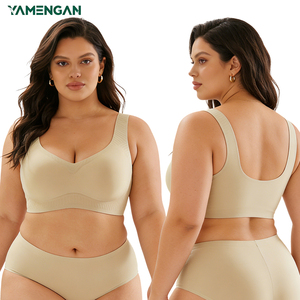 Reggiseno Wireless di Alta Qualità Comodo e Modellante Stile Canotta per Donna, Reggiseno <span class=keywords><strong>Senza</strong></span> Cuciture in Gel Morbido con Supporto Plus Size - Product Image 1