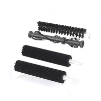 Brosse industrielle rotative personnalisée à prix d'usine avec rouleau central et poils en nylon pour nettoyage industriel, laveuse DIY en aluminium