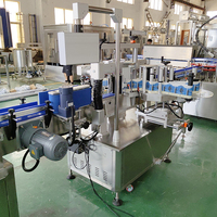 Machine d'étiquetage double face autocollante avec impression de date pour bouteilles rondes et carrées, équipement d'étiquetage avant-arrière