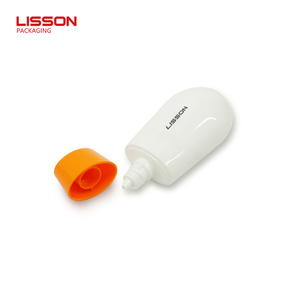 Plástico cosmético personalizado 30ml Squeeze protector solar botella crema contenedor cuidado de la piel botella de embalaje con boquilla - Product Image 3