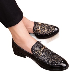 Zapatos de Vestir para Hombre AHMAD, Parte Superior de Cuero, Suela de Goma, Diseño de Puntos, Modernos, para Fiestas, Punta en Pico, Sin Cordones - Product Image 5