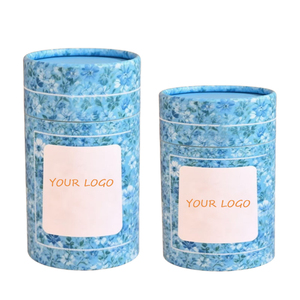 Tube en papier kraft imprimé en couleur, écologique, avec logo personnalisé, emballage cylindrique universel pour boîte cadeau - Product Image 2