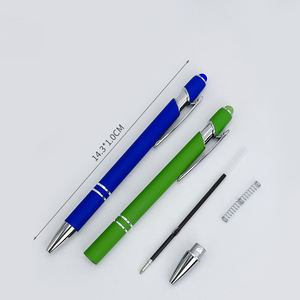 Lüks Metal Ballpen özel Logo plastik sevimli toptan kişiselleştirilmiş promosyon yazı ofis okul Premium tükenmez kalem - Product Image 5
