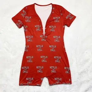 Short sleeve designer onesie