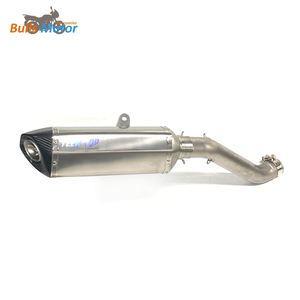 Capuchon d'extrémité en Fiber de carbone de moto d'échappement en titane pour Aprilia RSV4 <span class=keywords><strong>1000</strong></span>/Tuono V4 tuyau moyen de silencieux d'échappement d'usine <span class=keywords><strong>2021</strong></span> + - Product Image 5