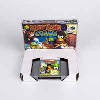 Boîtier de jeu vidéo pour N64 64 Diddy Kong Racing, rétro, haute qualité, NTSC USA, ABS, autocollants anglais, skins