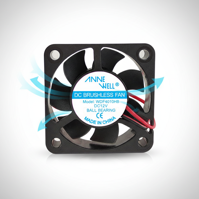 WDF 4010mm Ball Bearing 6000RPM Silent High Speed DC Brushless Axial Exhaust Fan 4010 0.07A 12V Mini CPU Computer PC Cooling Fan