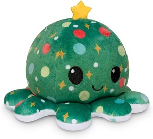 2025 la vendita calda su misura di polpo reversibile creatura marina soffici divertenti <span class=keywords><strong>personaggi</strong></span> dei cartoni animati giocattoli di peluche per bambini - Product Image 3