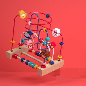 Đa chức năng giáo dục Khối xây dựng đồ chơi CUPID trái cây động vật đính cườm Mê Cung cho giáo dục sớm cho bé trai bé gái - Product Image 2