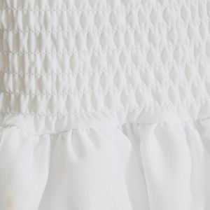 High Quality Summer <strong>White</strong> Ruched <strong>Frill</strong> Beautiful Mini <strong>Skirt</strong> Women Girl - Product Image 6