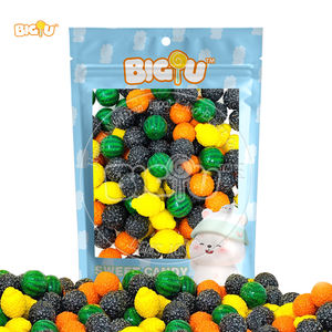 Penjualan terlaris grosir permen disesuaikan rasa buah/bentuk jumlah besar permen karet kunyah dengan pemecah permen mengisi - Product Image 1