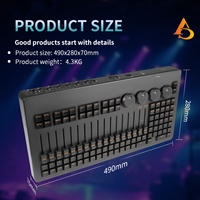 Console de contrôle DMX AICPOSE T0 Plus Command Wing de haute qualité pour KTV, mariages et soirées - Console d'éclairage Command Wing