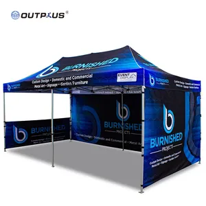 Aluminium Outdoor 3x6m Waterproof Pop Up Canopy Commercial Exhibition Kiosk Booth Trade Show Tent For Event