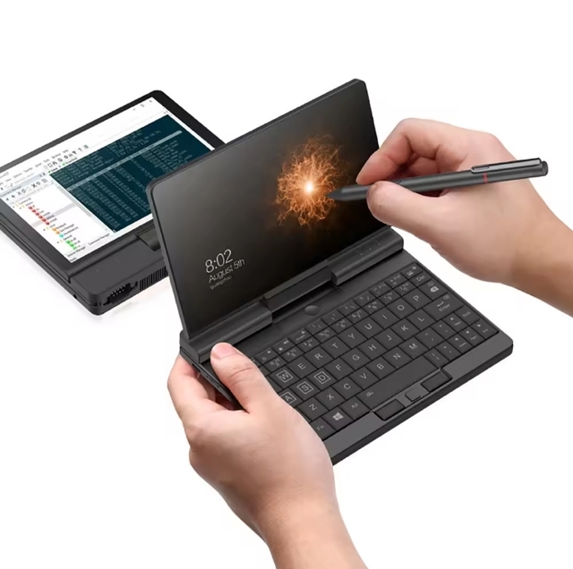 One-Netbook A1 Engineer PC Mini Laptop 7-Inch Core M3-8100Y 8GB+512GB SSD Metal Body Fingerprint Unlock BT New Condition