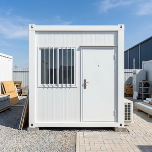 Ufficio Container Smontabile da 20 Piedi con Connessione a Bullone, Struttura in Acciaio Senza Saldature, Edificio Prefabbricato Modulare con Pannelli Sandwich - Product Image 3