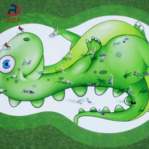 Chất lượng cao vui chơi giải trí công viên thu hút manege Trắng Inflatable nhảy đám mây cho Inflatable trò chơi thể thao - Product Image 4