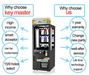 Popolare Macchina da Gioco a Gettoni con Artiglio, Gioco Golden <span class=keywords><strong>Key</strong></span>, Macchina <span class=keywords><strong>Key</strong></span> Master - Product Image 3