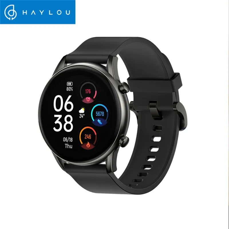 HAYLOU RT2 Smart Watch Custom Watch Face Blood oxygen 12 Sport Models Heart Rate Motion IP68 Waterproof Xiaomi Haylou LS10