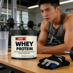 Suplementos Musculares Deportivos, Proteína de Suero en Polvo para Adultos, Caja de 210 g, Fórmula Nutricional de Alta Calidad, Precio de Descuento al por Mayor, OEM/ODM - Product Image 2