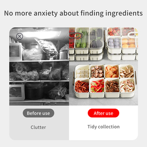 Greenside Chất lượng cao Stackable thực phẩm lưu trữ hộp chia cấp thực phẩm tủ lạnh lưu trữ với bộ đếm thời gian cho nhà hiện đại sử dụng - Product Image 3
