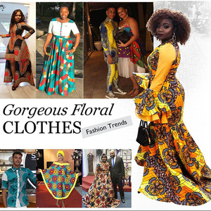 Tissu africain en batik 100 % coton de haute qualité, tissu imprimé à la cire véritable, doux, pour robes et vêtements de mode féminine, vente en gros - Product Image 2