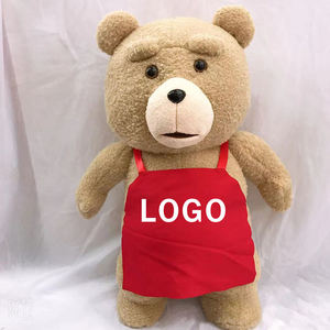 Hot Sale Plush <strong>Movie</strong> Teddy Bear <strong>2</strong> Plush Doll Toys in Apron Styles Soft Stuffed <strong>Animals</strong> Plush Toys <strong>Animal</strong> Dolls for Kids