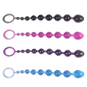 Mejor <span class=keywords><strong>Precio</strong></span>: Cuentas <span class=keywords><strong>Anales</strong></span> de Silicona, Cadena Anal de Nueve Cuentas, Plug Anal, Dildo, Cuentas para el Ano, Masajeador de Próstata, Producto Sexual - Product Image 6