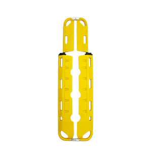 Camilla de Rescate Médica de Aleación de Aluminio y Plástico de Alta Calidad, Color Amarillo, Tipo Pala, Desmontable y Plegable para Ambulancia - Product Image 1