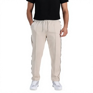 Pantalon de jogging décontracté pour homme grande taille, taille élastique, léger, automne - 100 % polyester, écologique, imperméable et respirant - Product Image 1