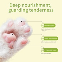 Baume pour pattes d'animaux de compagnie biologique à marque privée, cire pour pattes de chien, crème naturelle pour pattes gercées, soin du nez et des pieds pour chiens et chats, vente en gros
