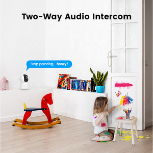 Moniteur bébé sans fil 2MP avec audio bidirectionnel, caméra de sécurité intérieure panoramique à 360° avec détection des pleurs du bébé via la caméra Wifi ICSEE - Product Image 4