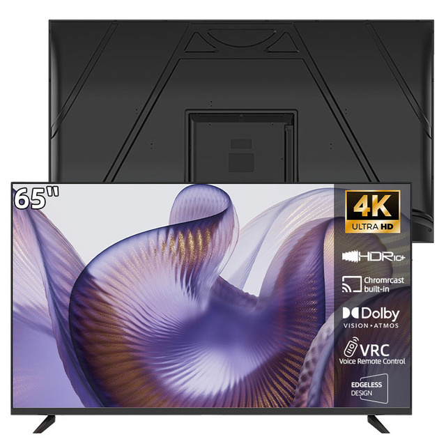 65 Inch LED Smart TV Full HD 4K Android System Borderless Design Hotel TV Custom Logo OEM Factory Price Wholesale