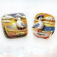 Aimants de réfrigérateur 3D Afrique Algérie, souvenirs touristiques, collection d'autocollants, artisanat, cadeau, articles de décoration