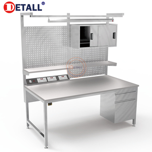 Detall armoire de rangement industrielle établi garage poste de travail avec éclairage led - Product Image 2