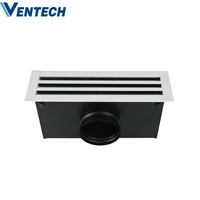 Ventech HVAC Grille d'air et diffuseur Diffuseurs à fente linéaire en aluminium avec boîtier plénum