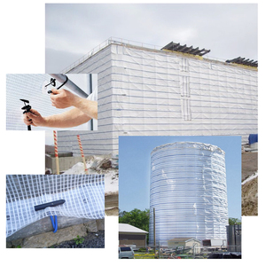 Mô Hình Vuông Scrim Tấm Gia Cố Poly Tấm Phim Polyethylene Cường Độ Cao - Product Image 6