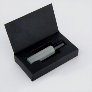 LingKa Frost Glass Cylinder <b>Perfume</b> Bottle with Screw Cap 3ml/5ml/10ml Sizes Black and White Box <b>Atomizer</b> Package - Product Image 6
