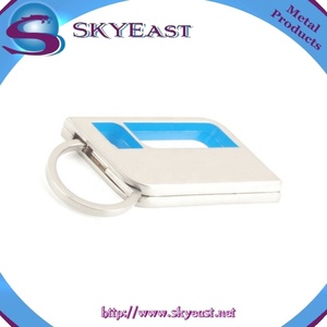 Tail Clip <b>Key</b> Fob Cotton Wristlet Keychain with Split <b>Ring</b> Packaged in Bag Hardware Product - Product Image 4