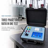 Testeur de rapport de transformateur PUSH - TTR triphasé et monophasé pour le test des transformateurs de puissance PS-BB101