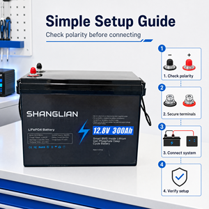 แบตเตอรี่ LiFePO4 12.8V 300Ah 3840Wh แบบ Deep Cycle พร้อมระบบป้องกัน Smart BMS สำหรับการจัดเก็บพลังงานแบบออฟกริด - Product Image 4